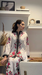 Florse - Comfortable Short Shirt with flower Prints and Matching Trousers