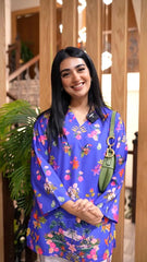 Pixie - Contemporary Short Shirt with Beautiful flower Prints