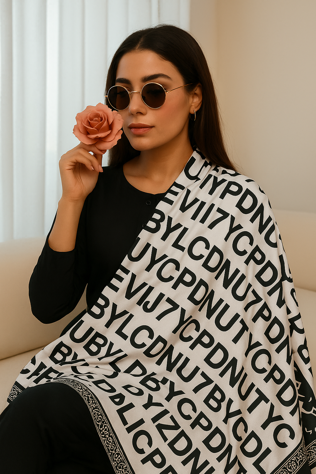 silk scarf for women