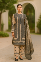 China Muse - Classic Printed Shirt with Contemporary Vibe