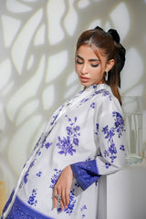 Zen - Contemporary Short Shirt with Floral Prints and Matching Trousers