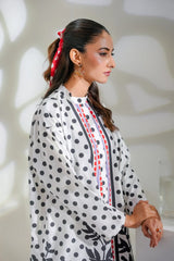 Raven - Beautiful Short Shirt with Printed Trousers