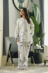 Vyara - Contemporary Short Shirt with Trendy Prints and Matching Trousers