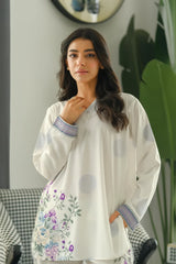Vyara - Contemporary Short Shirt with Trendy Prints and Matching Trousers