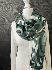 silk scarf for women