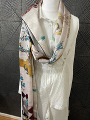 silk scarf for women
