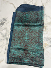 Monochrome Muse - Premium Silk Dupatta with Elegant Finish