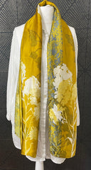 Autumn Gold Printed Matt Silk Dupatta