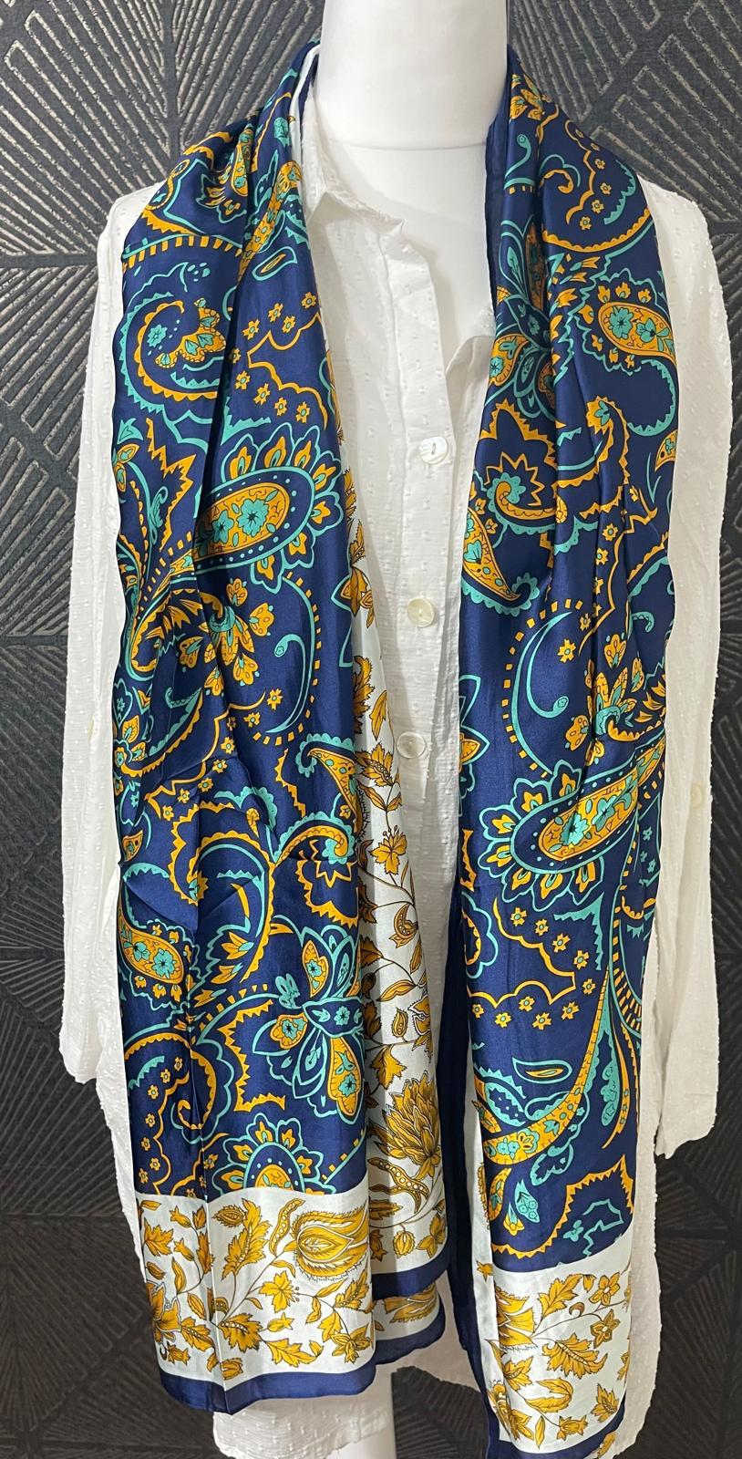 Beautiful Printed Silk Dupatta - Trendy Matt Silk