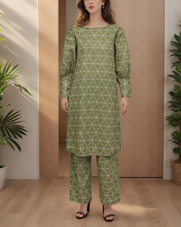 SELF PRINTED 2 PIECE SUIT