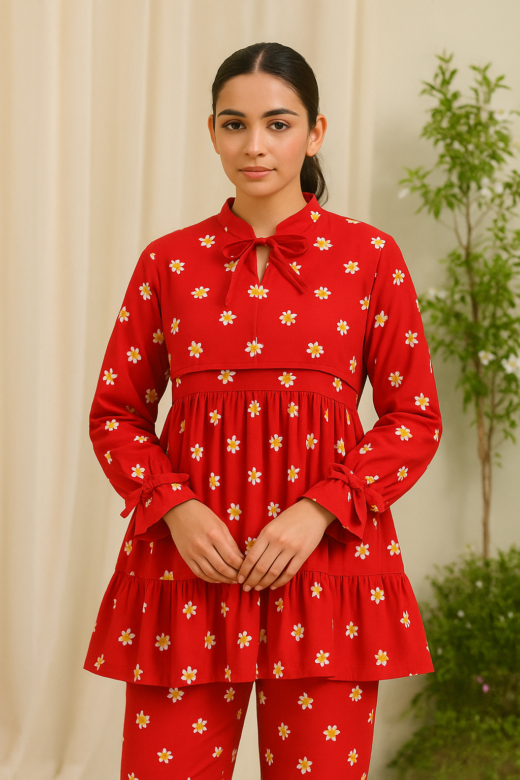 Printed 2pc Frocks & trousers