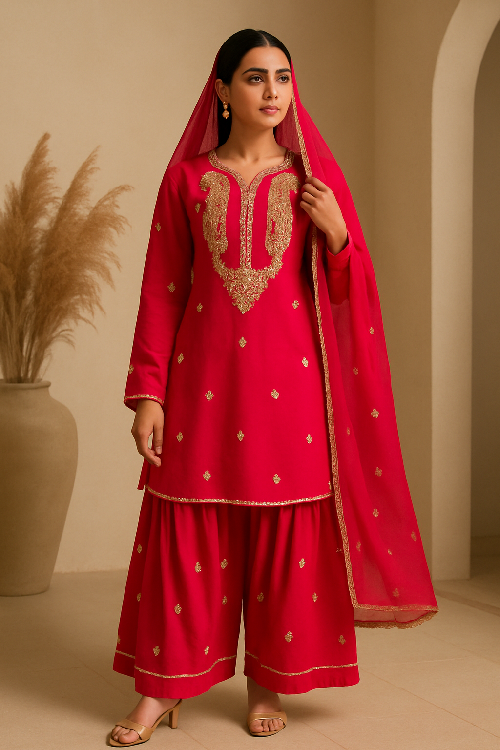 Aiman chiffon handmade embroidery