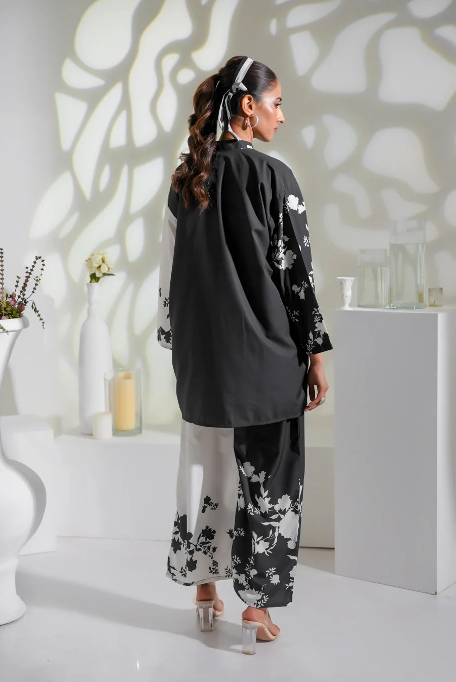 Monochrome - Designer Short Shirt with Matching Trousers