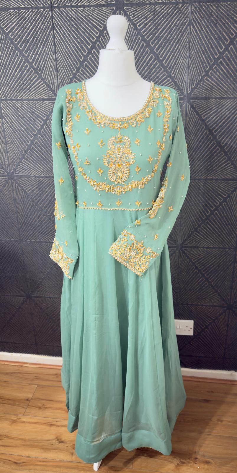 Pearl Gala Chiffon Party-wear