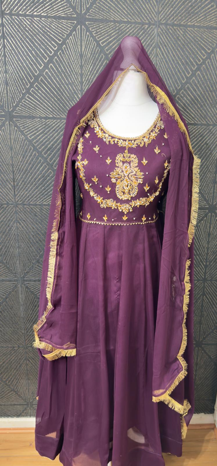 Pearl Gala Chiffon Party-wear
